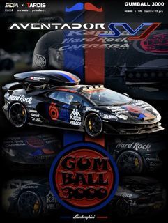 WTB 1/64 TARDIS x EDM GUMBALL 3000 Lamborghini Aventador SVJ | Resin not diecast | Guo, Fuelme, Gryning, Zonzo, Tardis, Lamborghini, Porsche, Koenigsegg, Pagani, Inno64, Trendshobby, Mortal, Tarmac Works, MiniGT, LCD, Peako, 1/18