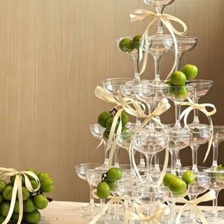 20 pieces 150ml Plastic Champagne Glasses