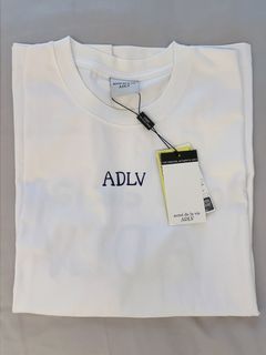 [ wts ] acme de la vie adlv basic logo white tshirt