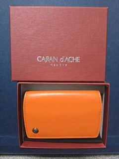 Authentic Caran d'Ache Geneva luxury card holder / mini wallet