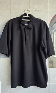 Black polo tee shirt