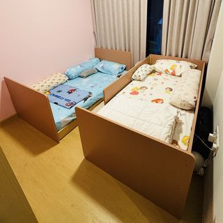 Boori (AUS) – Neat Bunk Bed (Pink) & 2x MaxCoil Spine Pedic 3 Mattress