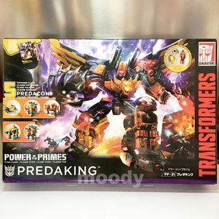 Hasbro Takara Tomy Transformers Power Of The Primes POTP Decepticon Predacon Predaking Combiner Boxset