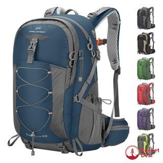Maelstrom Hiking Backpack, Camping Backpack, 40L Waterproof Hiking Daypack with Rain Cover, Lightweight Travel Backpack