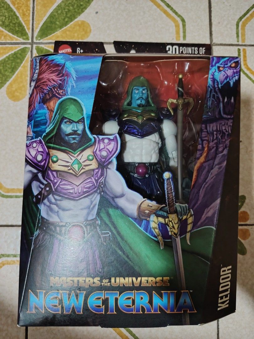 Masters of the Universe Masterverse New Eternia Keldor (Category: Toy Figures) located in Singapore. Submitted by hosei18 (Listing ID 1458443954, Image 1). Description: MISB. Packaging is in great condition. Meet up and deal at Bedok mall or Bedok bus interchange. If driving can also deal under my block. Price fixed..