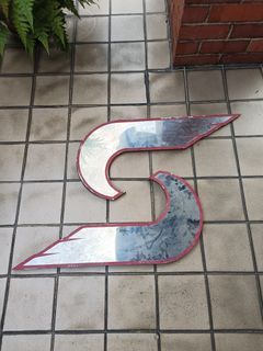 Vintage 2 Piece Metal Logo/Signage