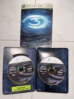 HALO 3 LIMITED EDITION TIN BOX WITH SLEEVE XBOX 360 GAMES / TESTED WORKING / TRACKED PACKAGE ONLY