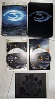 HALO 3 LIMITED EDITION TIN BOX SLEEVE AND GOODIES XBOX 360 GAME / TESTED WORKING / TRACKED PACKAGE ONLY