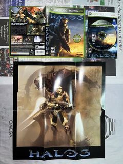 HALO 3 PLATINUM HITS WITH POSTER (ENG) XBOX 360 GAME / TESTED WORKING / TRACKED PACKAGE ONLY