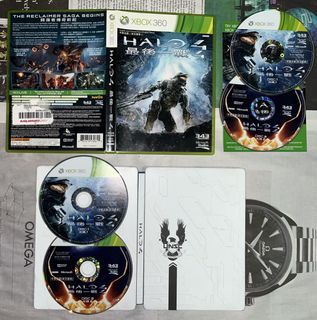 HALO 4 2 DISCS XBOX 360 GAME / TESTED WORKING / TRACKED PACKAGE ONLY