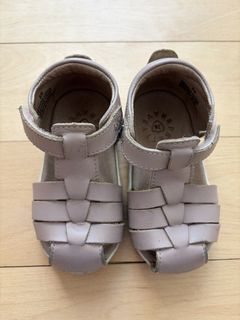 Pretty Brave Leather Sandals for First Walkers