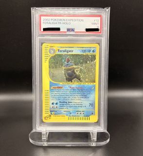 PSA 9 Feraligatr #12 Expedition Holo Vintage Expedition Base Set card