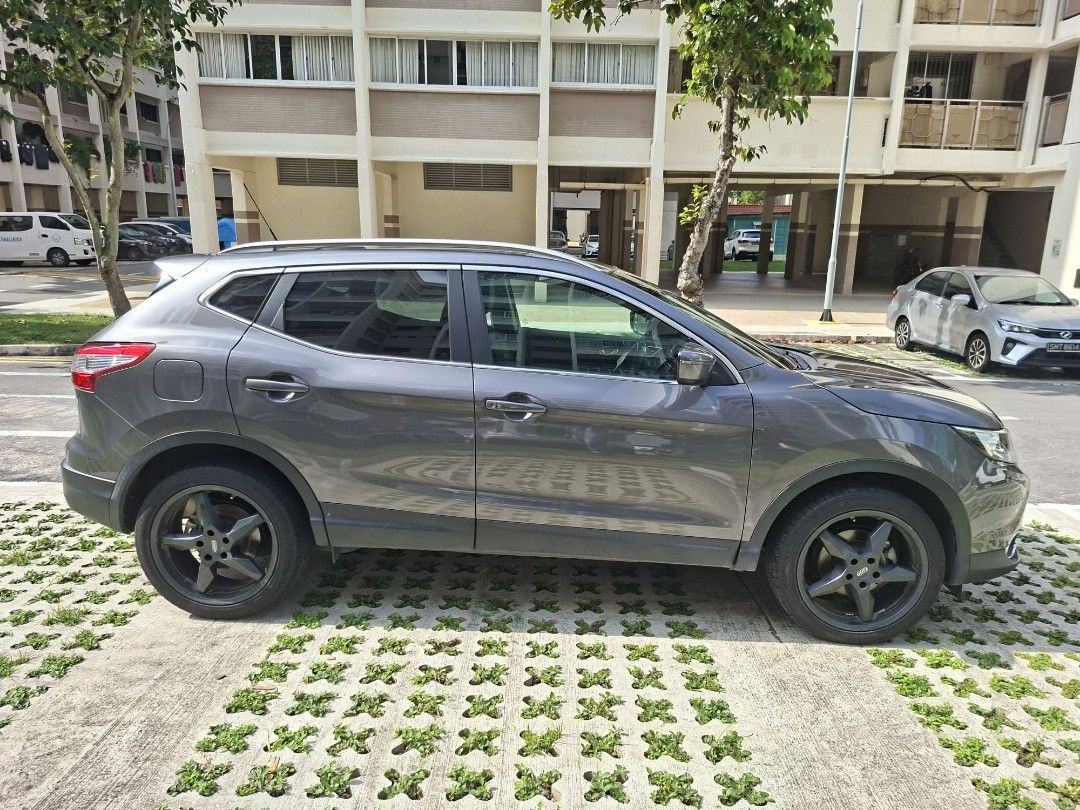 [RENT] NISSAN QASHQAI 2.0A WITH SUNROOF 2017 IN GREY (Category: Car Rental) located in Singapore. Submitted by preciseauto (Listing ID 1453200982, Image 2). Description: 🔥LIMITED TIME ONLY PROMO🔥 1️⃣ 14 DAYS FREE RENTAL 2️⃣ NO CONTRACT FOR PHV 🌟 PHV (GOJEK/GRAB) / DELIVERY / PERSONAL / COMPANY USAGE🌟 Grab Express | Grab Pet | Grab Mart | Grab Car/ Premium/ Plus | Grab Express | Grab Family/6XL | Grab Food DAILY: $90 WEEKEND: $330 WEEKLY: $455