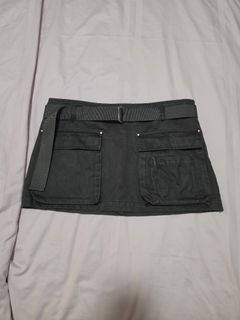 ZARA Cargo Skirt with Belt Size M