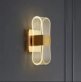 1pc Wall Bedside Lamp Warm Light Modern Fashion Nordic Simple Home Living Dining Room Decor