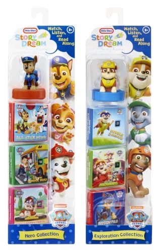 (com) Little Tikes Story Dream Machine Paramount PAW Patrol 2-Pack Storytime Collection, Ages 3+