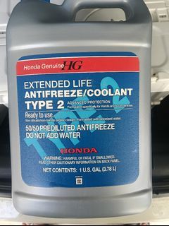 Honda coolant type 2