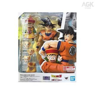 [MISB] Bandai s.h.figuarts SHF Dragon Ball Z Son Goku & Son Gohan -Kid- & Kintoun