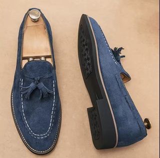 New  Men's Green Brown Pointed Casual Shoes Wedding Dress Homecoming Footwear
