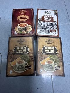 Oriental Kopi Coffee Mixes - Cham, White Coffee, Kopi Putih