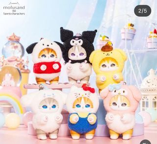 Sanrio × Mofusand Kiramekko set