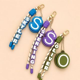 CHILDREN'S DAY GIFT CLICKER PARACORD  KEY CHAIN NAME CUSTOM PERSONALIZED GIFT STUDENT GRADUATION GIFT BIRTHDAY SOUVENIR PARTY FAVOR CHILD KID TEACHER  KEY CHAIN COLLEAGUE FAREWELL PRESENT BRIDESMAID MECHANICAL BAG CHARM