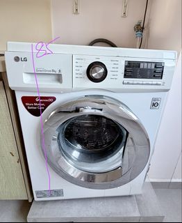 LG 8kg Inverter Direct Drive Front Load Washing Machine – 6 Motion DD