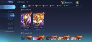 *URGENT* WTS mega collector v stacked mobile legends account