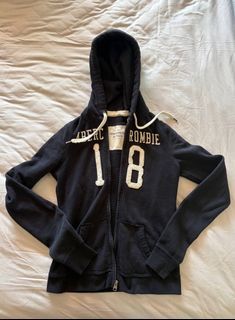 Vintage Abercrombie & Fitch Navy Zip-Up