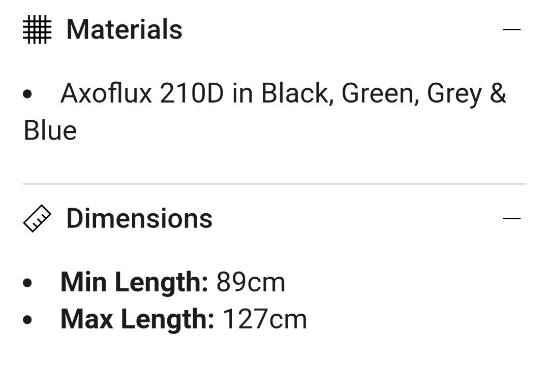 ALPAKA METRO TOTE STRAP ( BLACK AXOFLUX 210D ) (Category: Sling Bags) located in Singapore. Submitted by hadytoshi07 (Listing ID 1453659822, Image 6). Description: BRAND NEW IN PACKAGING.
