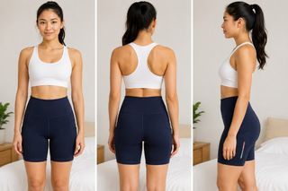 Blue Biker shorts