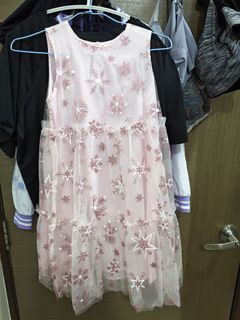 Glittery Pink Dress for formal dinners, concerts or Chinese New Year