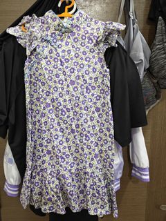 Kids Floral Cheongsam Dress & Unicorn Tutu Dress