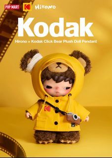 Pop Mart ~ Hirono X Kodak (Click BearPlush Pendant)