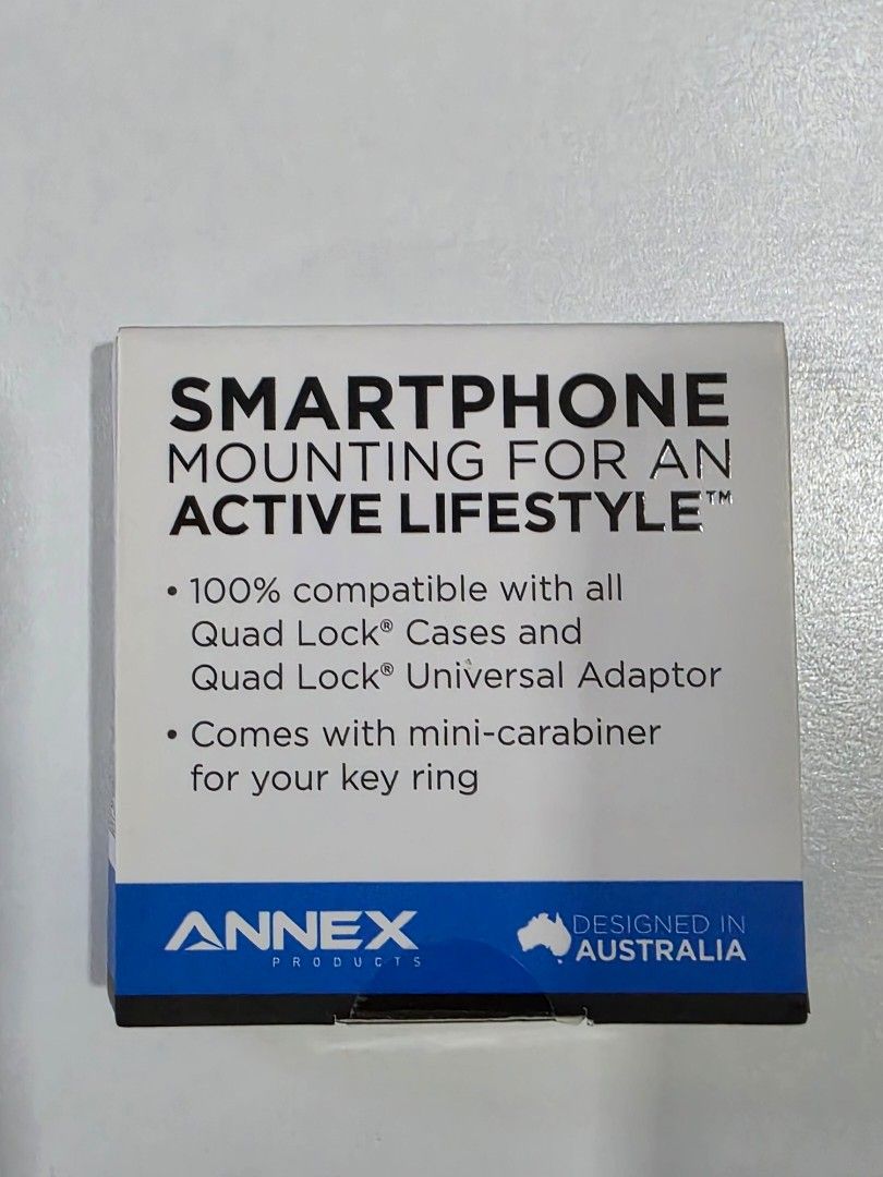 QUADLOCK PHONE RING/STAND (Category: Mounts & Holders) located in Singapore. Submitted by hadytoshi07 (Listing ID 1453924434, Image 3). Description: .