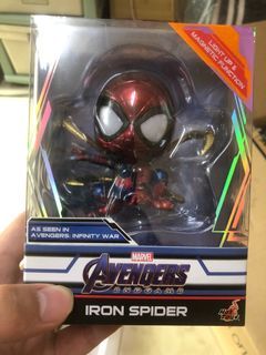 COSB559 Spider Man Brand New Day Hot Toys Cosbaby Marvel Avengers Iron Spider Light Up Magnetic Function