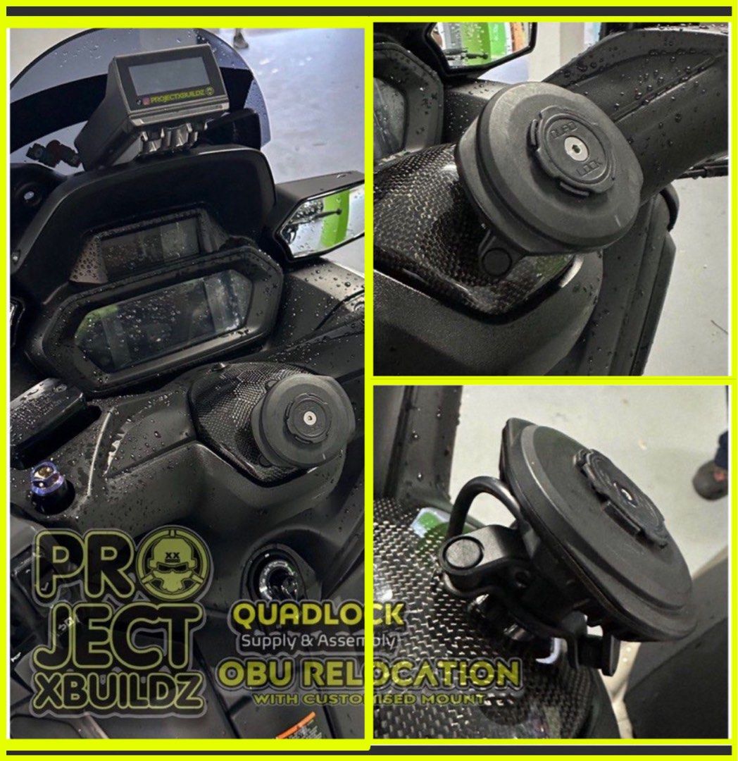 Quadlock / Quadlock Wireless Charger - Yamaha Aerox - Yamaha Nmax - Yamaha Xmax - Yamaha Y16 - Motorcycles (Category: Motorcycle Accessories) located in Singapore. Submitted by xboltz (Listing ID 1380448702, Image 1). Description: 📸 SWIPE FOR MORE PHOTOS 📲 ⚡ UNMATCHED PRECISION. UNRIVALED QUALITY. ⚡ ⚡️Done Customisation For Various Scooters/Bike Since 2019 , Testimonial On Our Reviews & Social Media ⚡️We Walk Thru Your Journey, Explaining Every