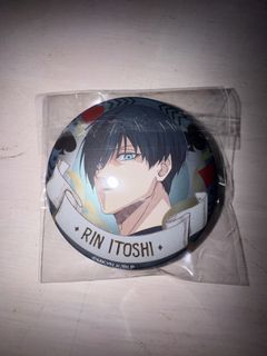 Blue Lock cards and Rin Itoshi pin