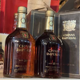750ml 700ml Chivas Imperial 18 Year Premium Scotch Whisky Vintage Discontinued Pair With Box 43% Sealed 威士忌 not Chivas Regal Johnnie Walker Macallan Ballantines 21 25 Whiskey