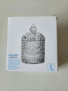 Glass Candy Jar with Lid