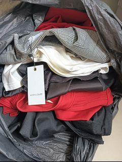 Grab bag mix 7-8 pieces Diane  Von Furtensberg Naf Naf Zara &other Branded  tops dress