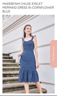 BNWT Neonmello Chloe Sleeveless Mermaid Dress In Pink