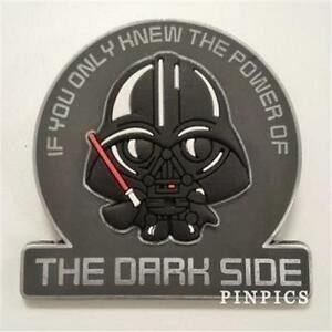BNWT Star Wars The Dark Side Darth Vader Disneyland Collar Pin