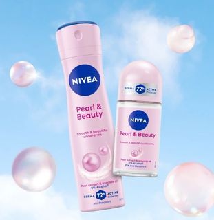 Female Deodorant Roll On - Pearl Beauty / Pearl / Fair Skin / Whitening / Perfume 25ml / 50ml