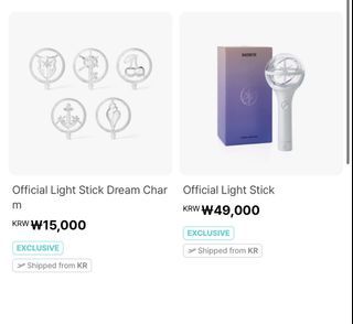 KATSEYE Official Lightstick & Dream Charm