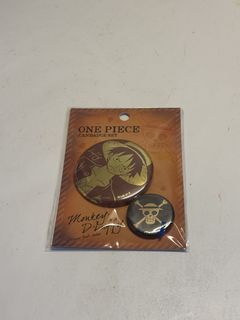 One Piece Can Badge Set - Monkey D. Luffy & Roronoa Zoro