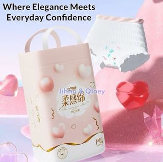 Overnight Menstrual/Postpartum/Maternity Sanitary Pants/Panties/Pad Basic Pink