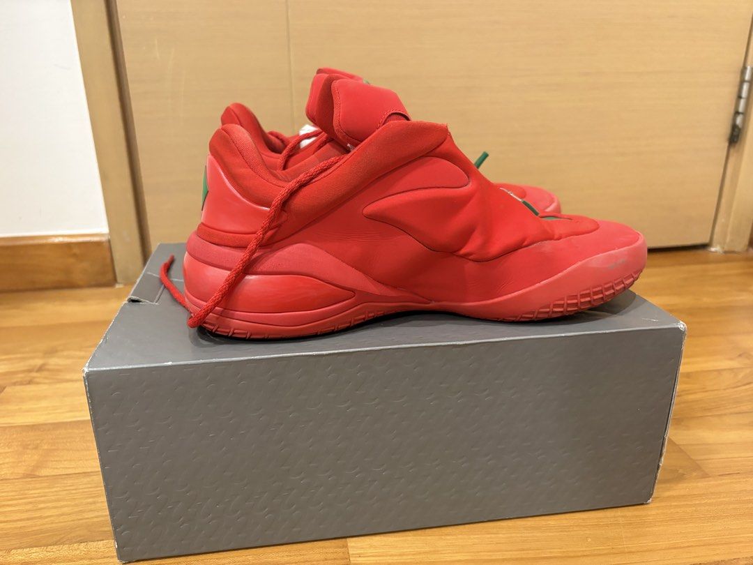 WTT/WTS Converse SHAI 001 Winter-Red 🚨tags harden 361 rigorer ar joker kobe dame sabrina lining wow lebron adidas ae gt cut 1 2 3 4 5 6 7 8 9 10 11 12 13 14 encore (Category: Sneakers) located in Singapore. Submitted by jazrr (Listing ID 1457461678, Image 1). Description: FAKE PRICE SELLING 150! shai 001 red US10, fits long so perfect if your TTS is us10.5. used few times, selling for a steal, dm for pics,open to elite bags or other shoes us10.5