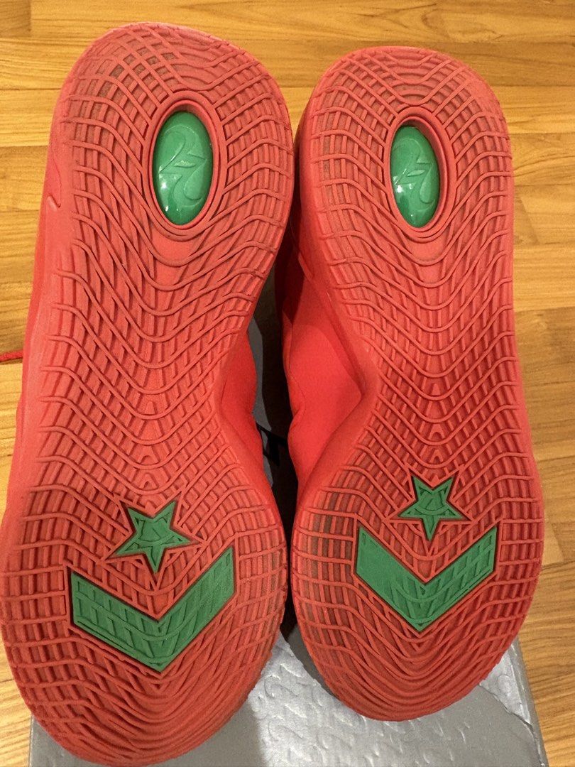 WTT/WTS Converse SHAI 001 Winter-Red 🚨tags harden 361 rigorer ar joker kobe dame sabrina lining wow lebron adidas ae gt cut 1 2 3 4 5 6 7 8 9 10 11 12 13 14 encore (Category: Sneakers) located in Singapore. Submitted by jazrr (Listing ID 1457461678, Image 5). Description: FAKE PRICE SELLING 150! shai 001 red US10, fits long so perfect if your TTS is us10.5. used few times, selling for a steal, dm for pics,open to elite bags or other shoes us10.5