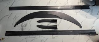 Carbon Fiber Car Body Kit - Front Lip, Side Skirts, Rear Diffuser